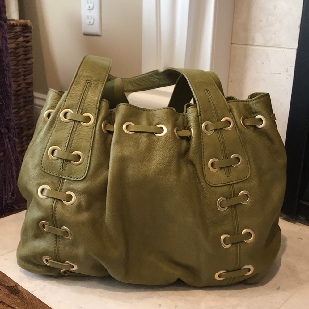 Michael Kors Olive Green Purse - Picture 2 of 7